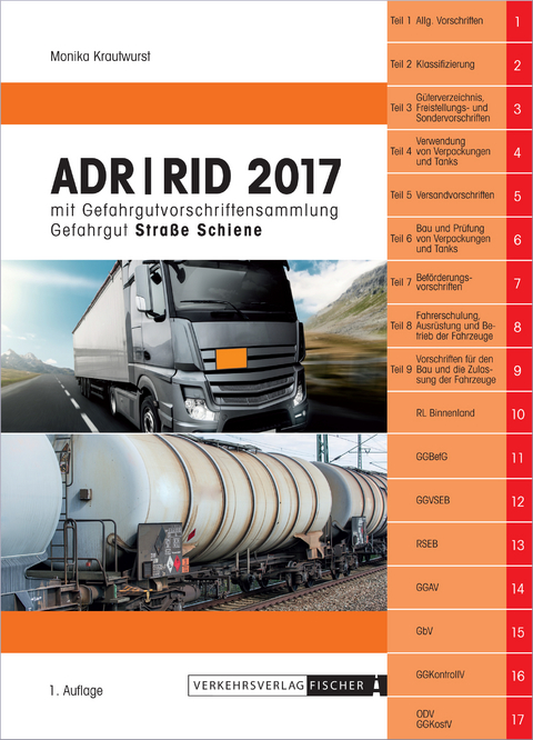 ADR / RID 2017 - 2. Auflage - Monika Krautwurst