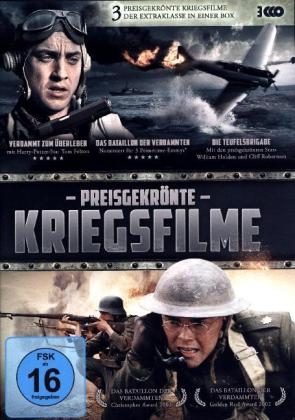 Preisgekrönte Kriegsfilme - Die Teufelsbrigade, Verdammt zum Überlegen, The Lost Battalion, 3 DVD