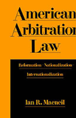 American Arbitration Law - Ian R. Macneil