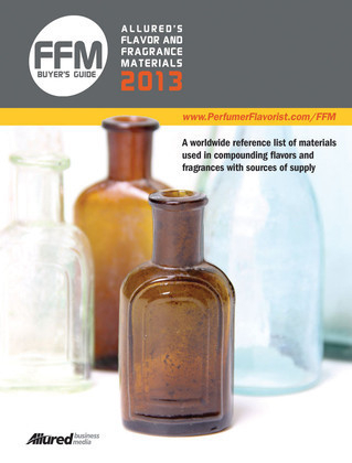 Allured's Flavor and Fragrance Materials (FFM) Buyers Guide 2013
