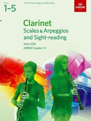 Clarinet Scales & Arpeggios and Sight-Reading, ABRSM Grades 1-5 - 