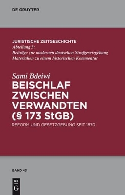 Beischlaf zwischen Verwandten (§ 173 StGB) - Sami Bdeiwi