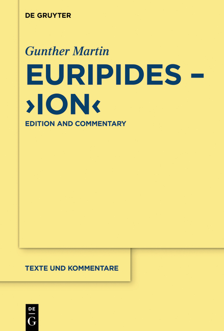 Euripides, "Ion" - Gunther Martin