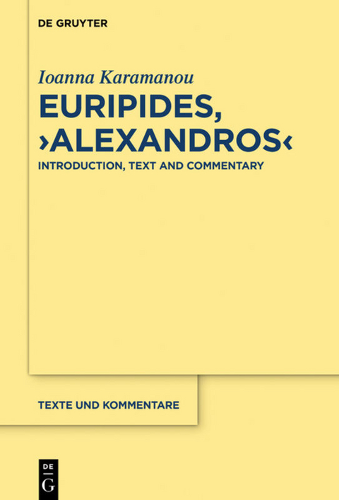 Euripides, "Alexandros" - Ioanna Karamanou