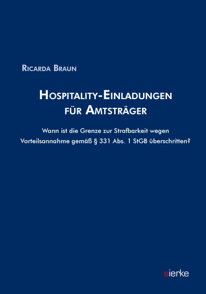 Hospitality-Einladungen für Amtsträger - Ricarda Braun