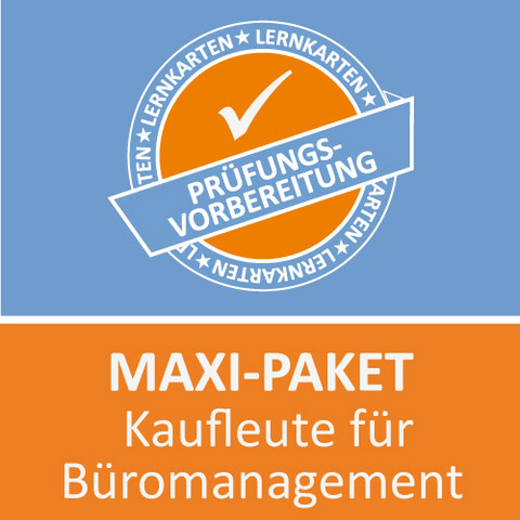 Maxi-Paket Lernkarten Kauffrau für Büromanagement Prüfungsvorbereitung - Becker Daniel, Jochen Grünwald