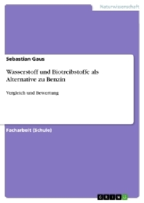 Wasserstoff und Biotreibstoffe als Alternative zu Benzin - Sebastian Gaus