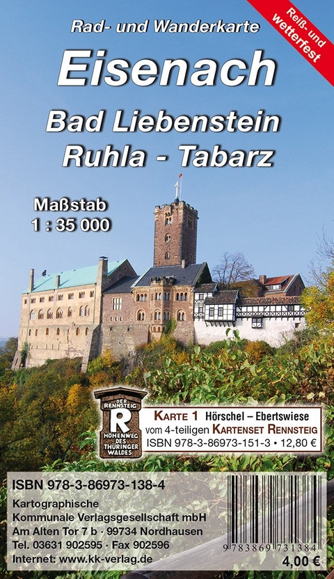 Eisenach - Bad Liebenstein - Ruhla - Tabarz - 