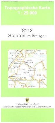 Topographische Karte Baden-Württemberg Staufen im Breisgau