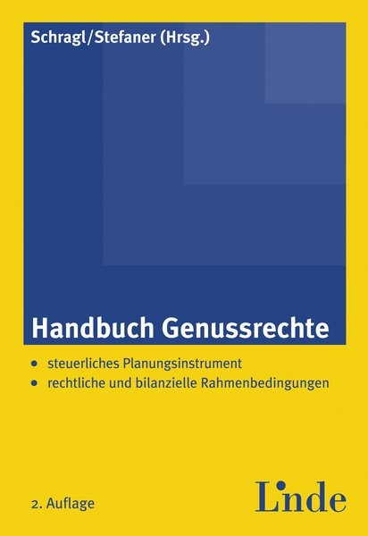 Handbuch Genussrechte - Markus Stefaner, Markus Schragl