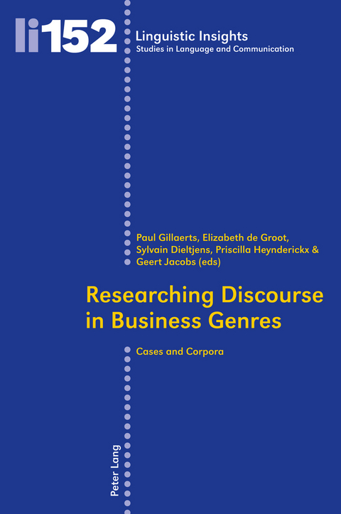 Researching Discourse in Business Genres - 