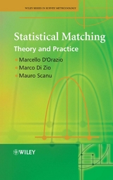 Statistical Matching - Marcello D'Orazio, Marco Di Zio, Mauro Scanu