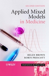 Applied Mixed Models in Medicine -  Helen Brown,  Robin Prescott