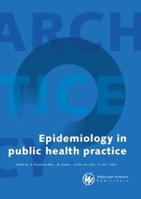 Epidemiology in public health practice - 