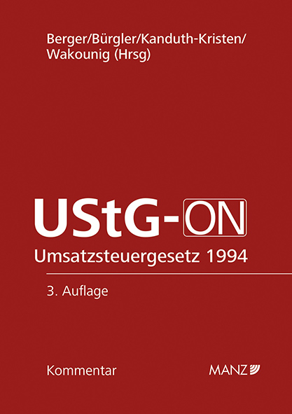 Kommentar zum Umsatzsteuergesetz 1994 UStG-ON - 