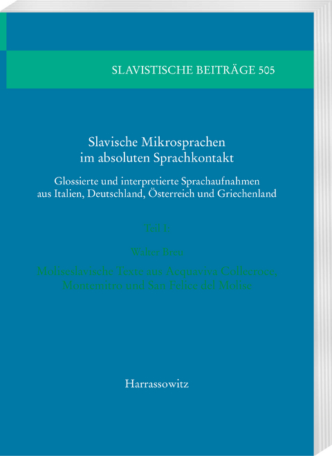 Slavische Mikrosprachen im absoluten Sprachkontakt - Walter Breu