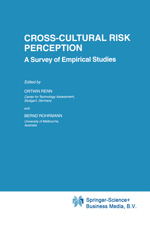 Cross-Cultural Risk Perception - 