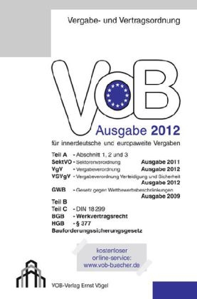 VOB für innerdeutsche und europaweite Vergaben - 