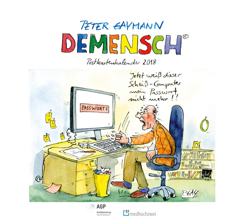 Demensch. Postkartenkalender 2018 - Peter Gaymann, Thomas Klie