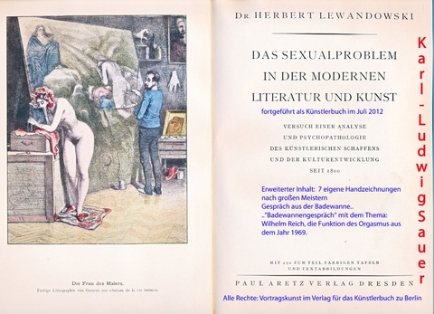 Dr. Herbet Lewandowski, Das Sexualproblem in der modernen Literatur und Kunst - Herbert Lewandovski