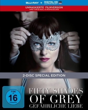 Fifty Shades of Grey - Gefährliche Liebe, 2 Blu-ray (Unmaskierte Filmversion, Special Edition)