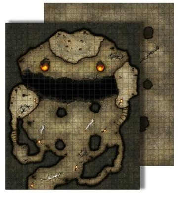 GameMastery Flip-Mat: Dragons Lair - Corey Macourek