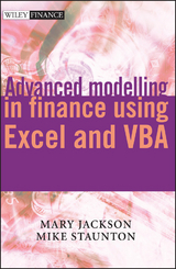 Advanced Modelling in Finance using Excel and VBA -  Mary Jackson,  Mike Staunton