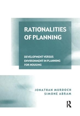 Rationalities of Planning - Jonathan Murdoch, Simone Abram