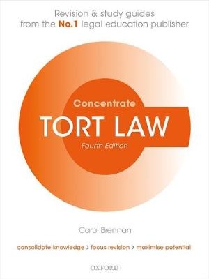 Tort Law Concentrate - Carol Brennan