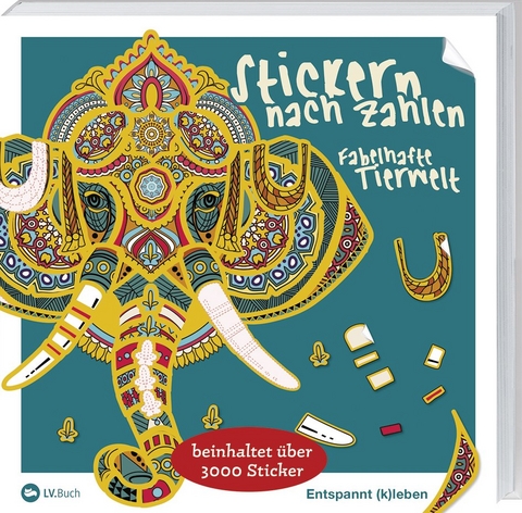 Stickern nach Zahlen - Fabelhafte Tierwelt - Shane Madden