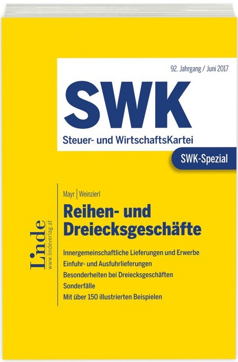 SWK-Spezial Reihen- und Dreiecksgeschäfte - Mario Mayr, Christine Weinzierl