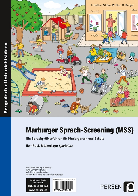 Marburger Sprach-Screening (MSS) - Bildvorlagen - I. Holler-Zittlau, W. Dux, R. Berger