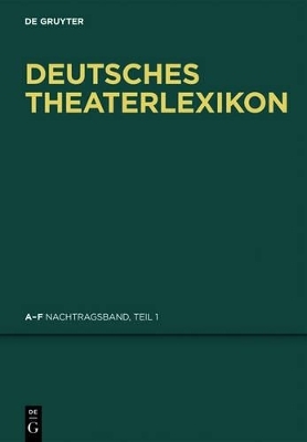 Deutsches Theater-Lexikon / A - F - 