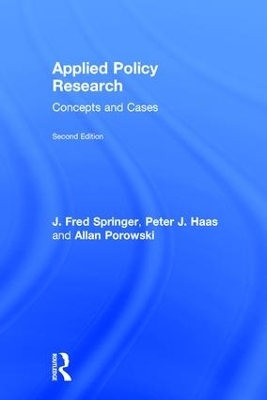 Applied Policy Research - J. Fred Springer, Peter J. Haas, Allan Porowski