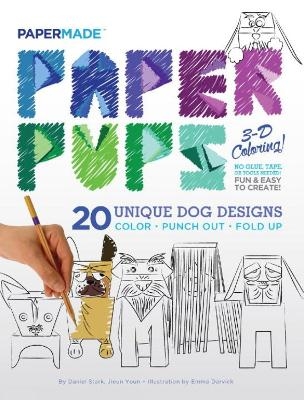 Paper Pups Coloring Book -  Papermade