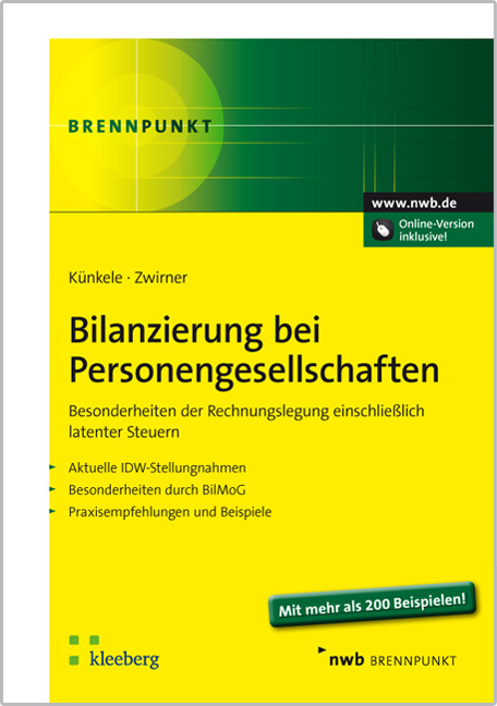 Bilanzierung bei Personengesellschaften - Kai Peter Künkele, Christian Zwirner