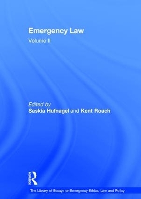 Emergency Law - Kent Roach