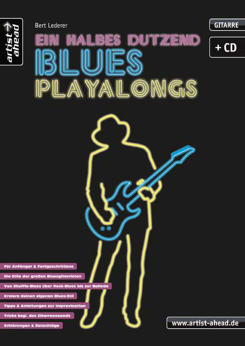 Ein halbes Dutzend Blues-Playalongs – Gitarre - Bert Lederer