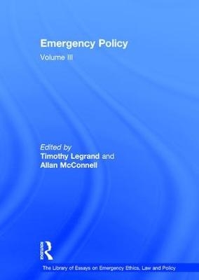 Emergency Policy - Allan McConnell