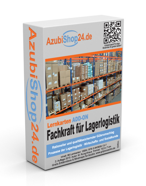 AzubiShop24.de Add-on-Lernkarten Fachkraft für Lagerlogistik - Michaela Rung-Kraus