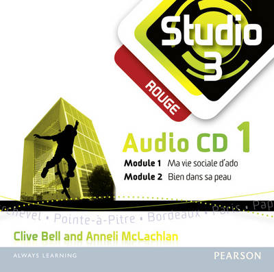 Studio 3 rouge Audio CD A (11-14 French) - Anneli McLachlan, Clive Bell