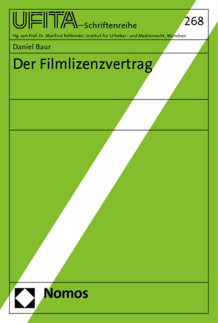 Der Filmlizenzvertrag - Daniel Baur