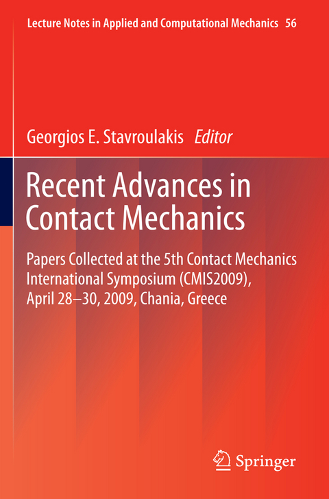 Recent Advances in Contact Mechanics - 