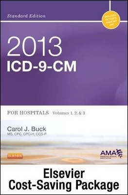 2013 ICD-9-CM for Hospitals, Volumes 1, 2 & 3 Standard Edition with 2013 HCPCS Level II Standard and CPT 2013 Standard Edition Package - Carol J Buck