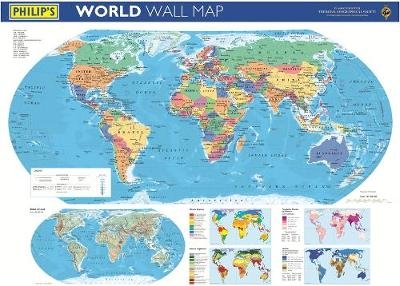 Philip's World Wall Map -  Philip's