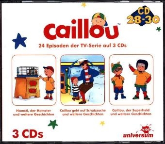 Caillou Hörspielbox. Tl.10, 3 Audio-CDs