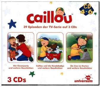 Caillou Hörspielbox. Tl.2, 3 Audio-CDs