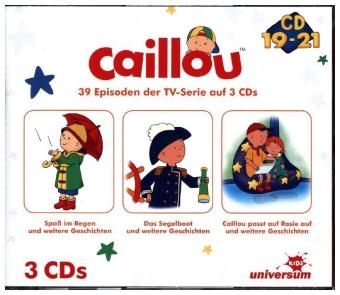 Caillou Hörspielbox. Tl.7, 3 Audio-CDs