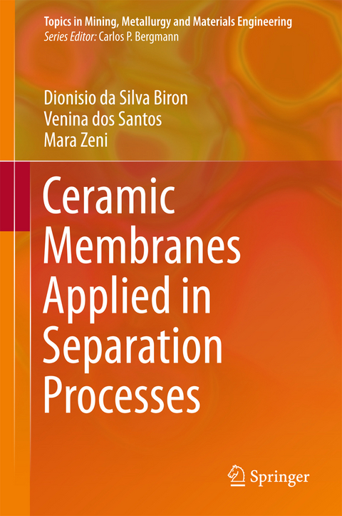 Ceramic Membranes Applied in Separation Processes - Dionisio da Silva Biron, Venina dos Santos, Mara Zeni