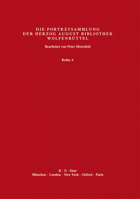 Katalog der Graphischen Porträts in der Herzog August Bibliothek... / Po - Rh - 